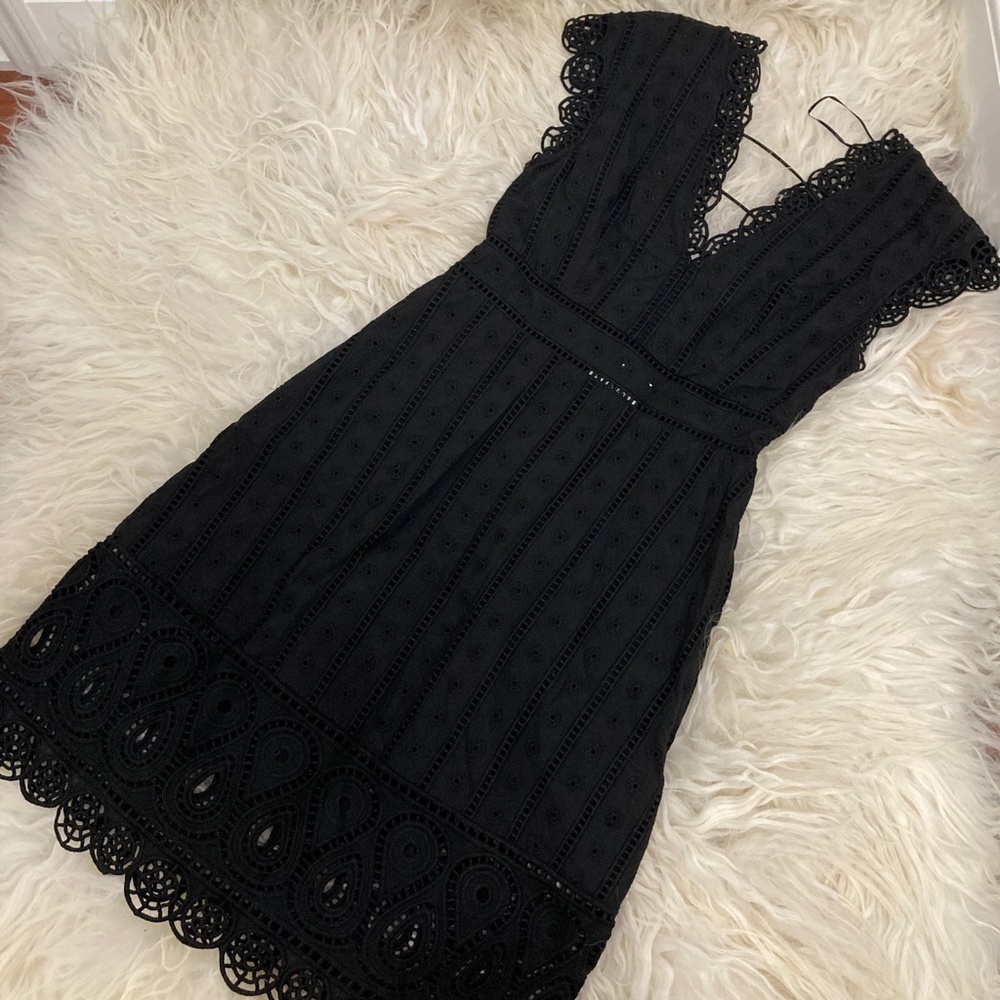 OPENING CEREMONY Crochet Midi Dress